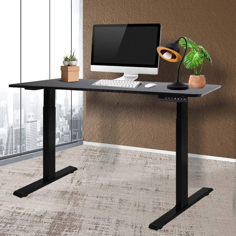 Office Computer Desk Height Adjustable Sit Stand Motorised Electric Table Riser Payday Deals