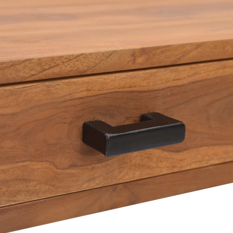 Office Desk 110x40x75 cm Solid Teak Wood Payday Deals