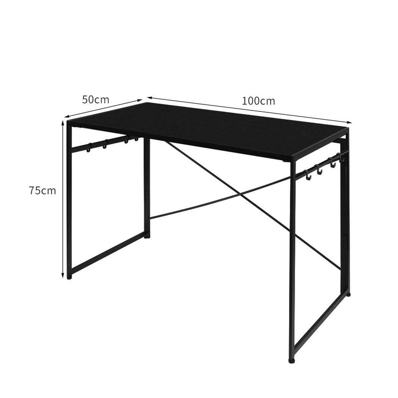 Office Desk Computer Work Study Gaming Foldable Home Student Table Metal Stable Payday Deals