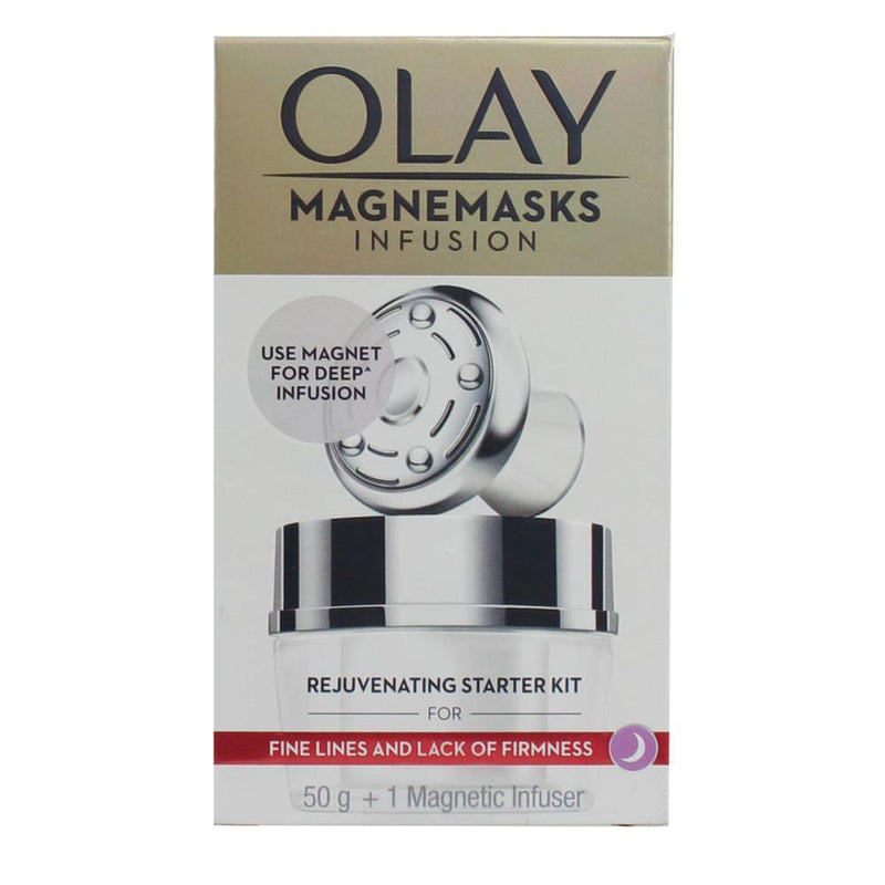 Olay Magnemasks Rejuvenating Starter Kit Jar Mask 50g + 1 Magnetic Infuser Payday Deals
