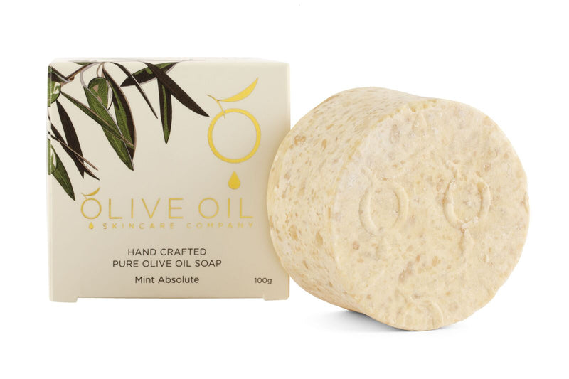 Olive Oil Skincare Co Mint Absolute Olive Oil Soap 100gm Payday Deals