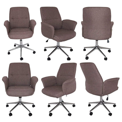 Olsen Executive Latte Fabric Office Chair