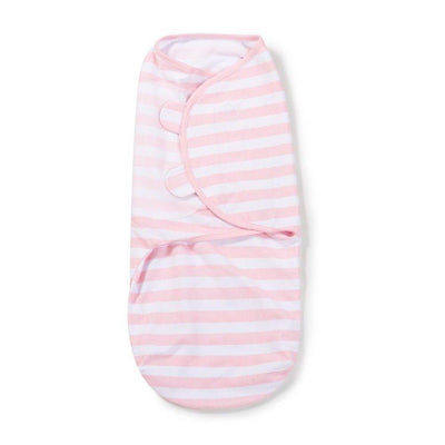 Swaddle Large - Pink/White Stripe - 1Pk