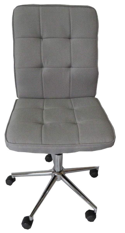 Oslo light grey fabric gas lift office chair Payday Deals