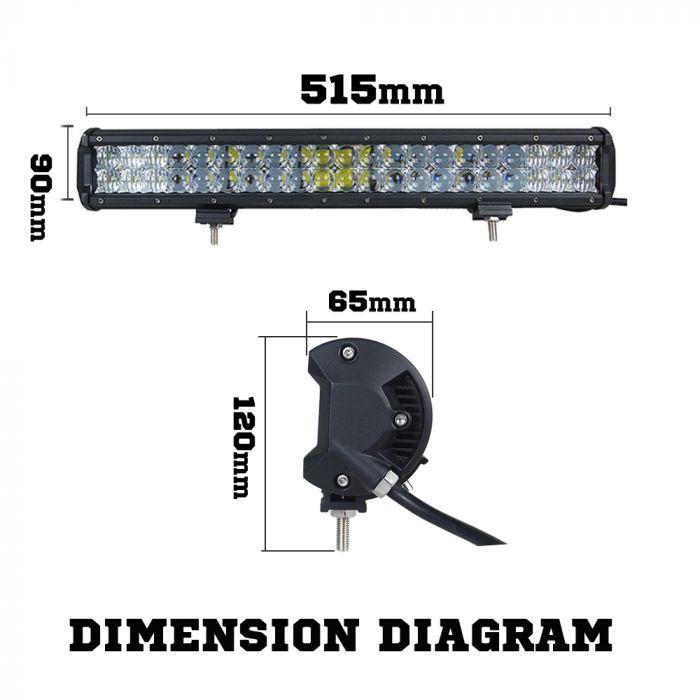 Osram 20inch 294W 5D Lens LED Light Bar Flood Spot Combo Work Lamp SUV ATV 4WD
