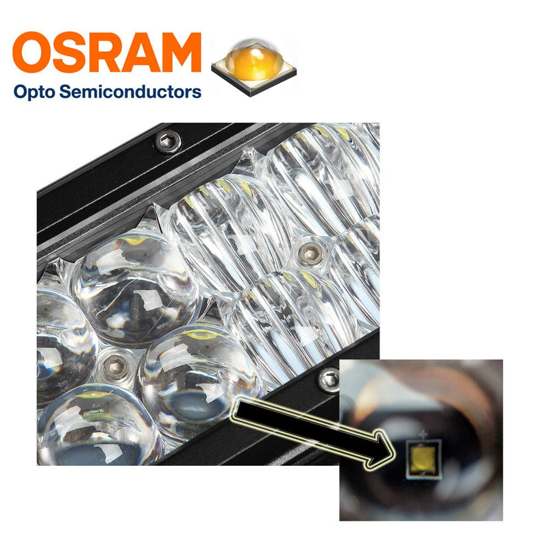 23inch Osram LED Light Bar 5D 144w Sopt Flood Combo Beam Work Driving Lamp 4wd - Payday Deals