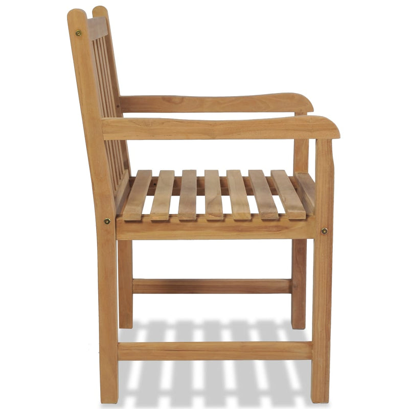 Outdoor Chairs 2 pcs Solid Teak Wood Payday Deals