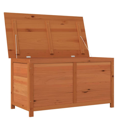 Outdoor Cushion Box Brown 100x50x56 cm Solid Wood Fir Payday Deals