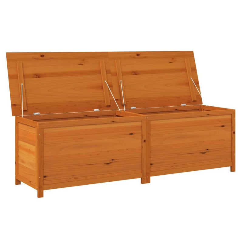 Outdoor Cushion Box Brown 200x50x56 cm Solid Wood Fir Payday Deals