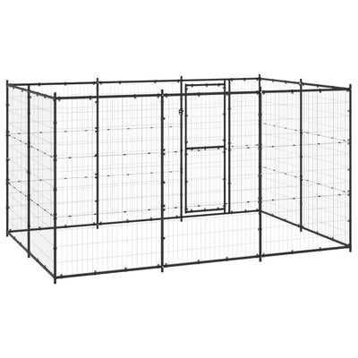 Outdoor Dog Kennel Steel 7.26 m² Payday Deals