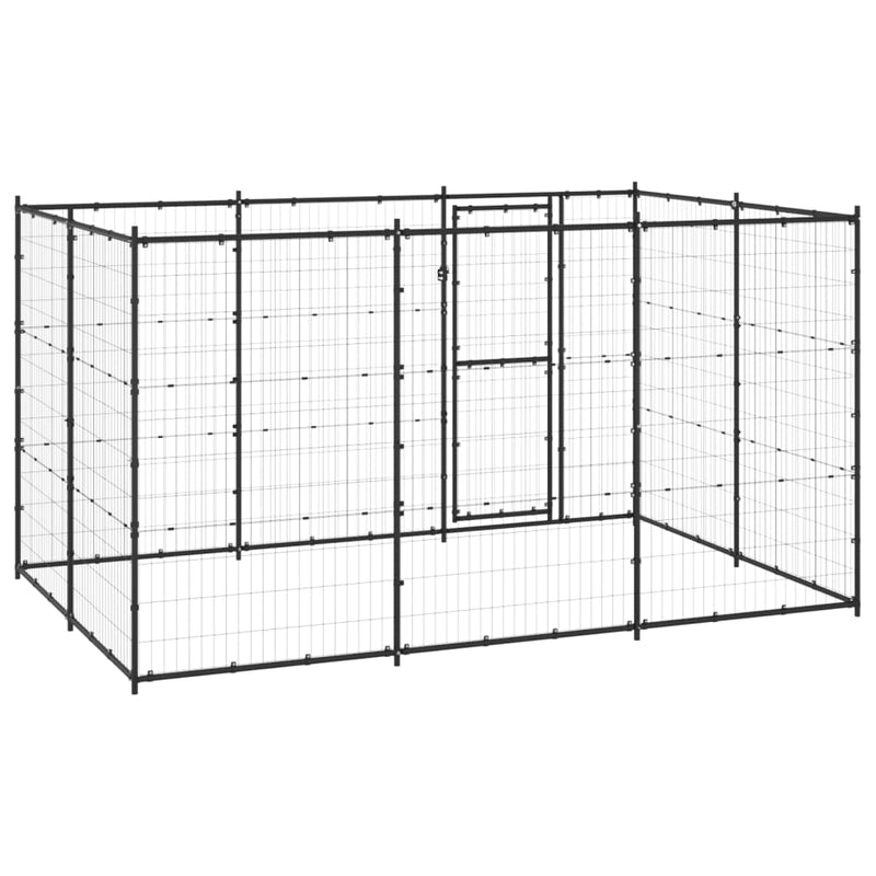 Outdoor Dog Kennel Steel 7.26 m² Payday Deals