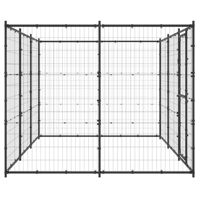 Outdoor Dog Kennel Steel 7.26 m² Payday Deals