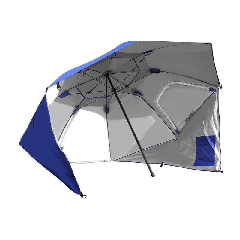 Outdoor Umbrella Beach Umbrellas Sun Shade Weather Patio Garden Shelter 2M Blue Payday Deals