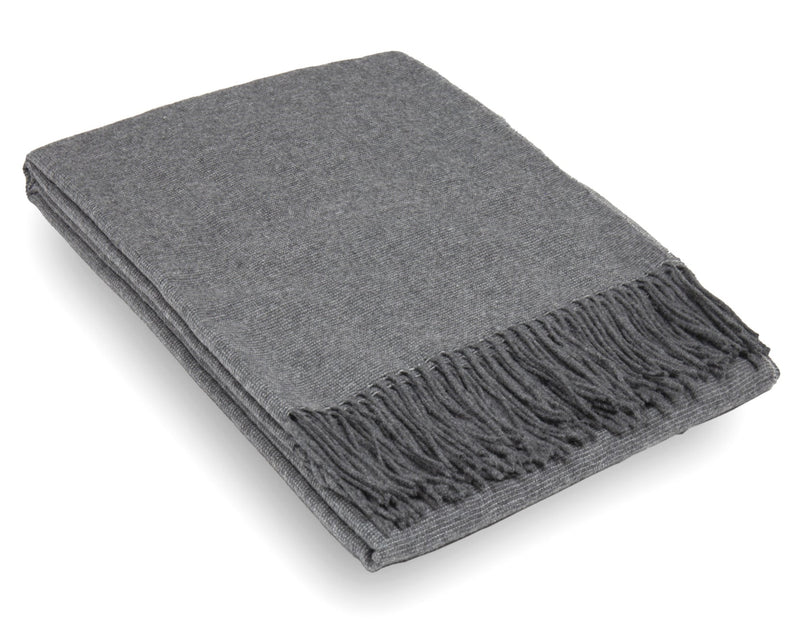 Paddington Throw - Fine Wool Blend - Slate Payday Deals