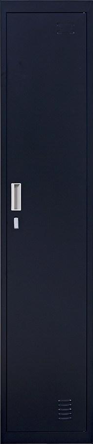 Padlock-operated lock One-Door Office Gym Shed Clothing Locker Cabinet Black