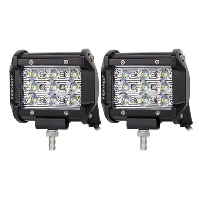 Pair 4inch Philips LED Light Bar Work Spot Beam Driving Lamp Offroad 4WD Ford