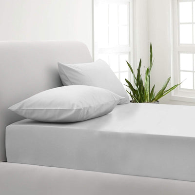 Park Avenue 1000TC Cotton Blend Sheet & Pillowcases Set Hotel Quality Bedding Double White Payday Deals