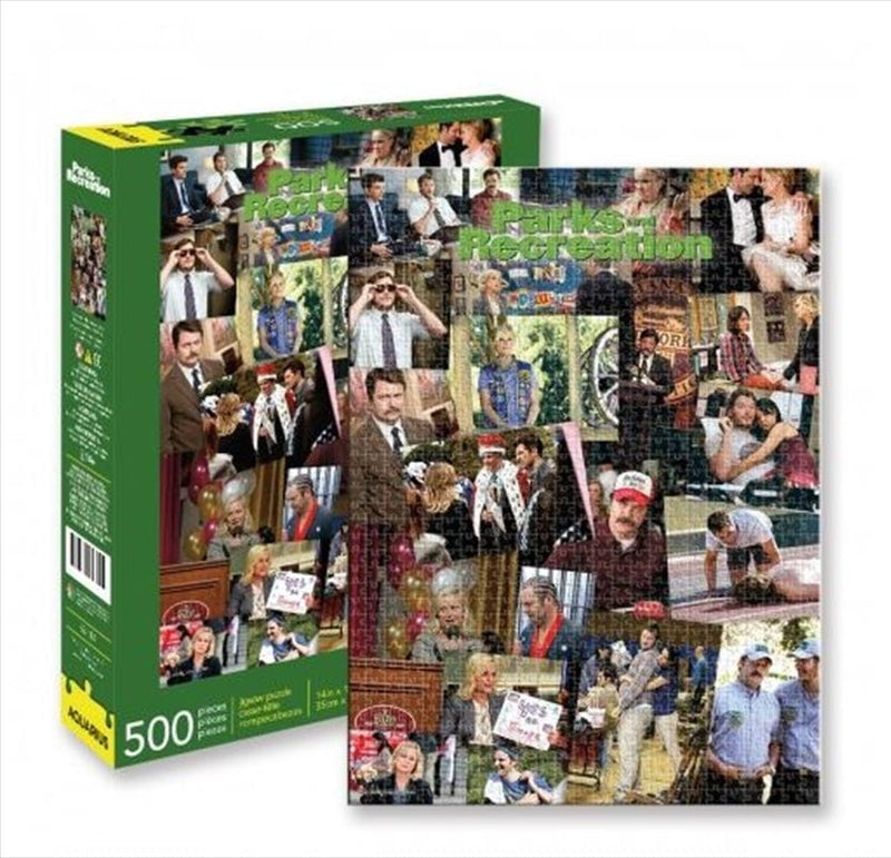 Parks And Recreation Collage 500 Piece Puzzle Payday Deals