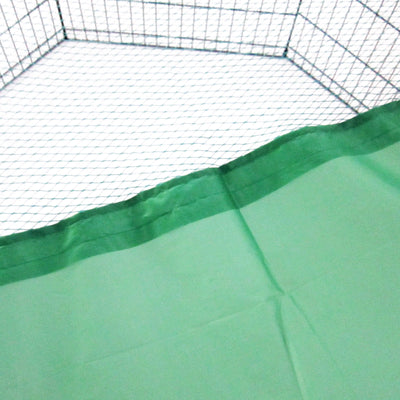 Paw Mate Green Net Cover for Pet Playpen 24in Dog Exercise Enclosure Fence Cage Payday Deals