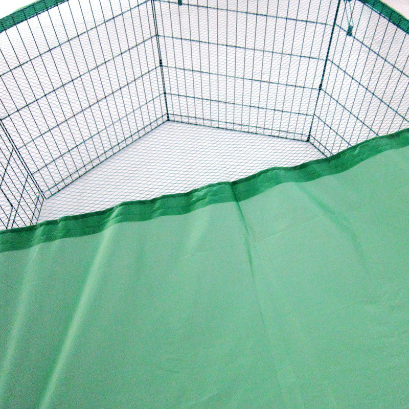 Paw Mate Green Net Cover for Pet Playpen 24in Dog Exercise Enclosure Fence Cage Payday Deals
