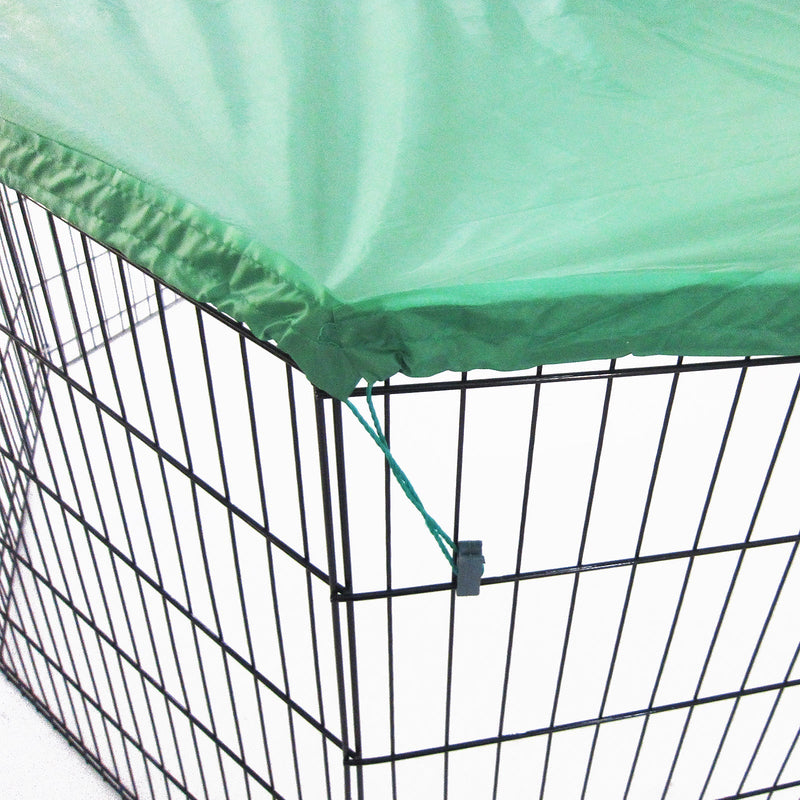 Paw Mate Green Net Cover for Pet Playpen 36in Dog Exercise Enclosure Fence Cage Payday Deals