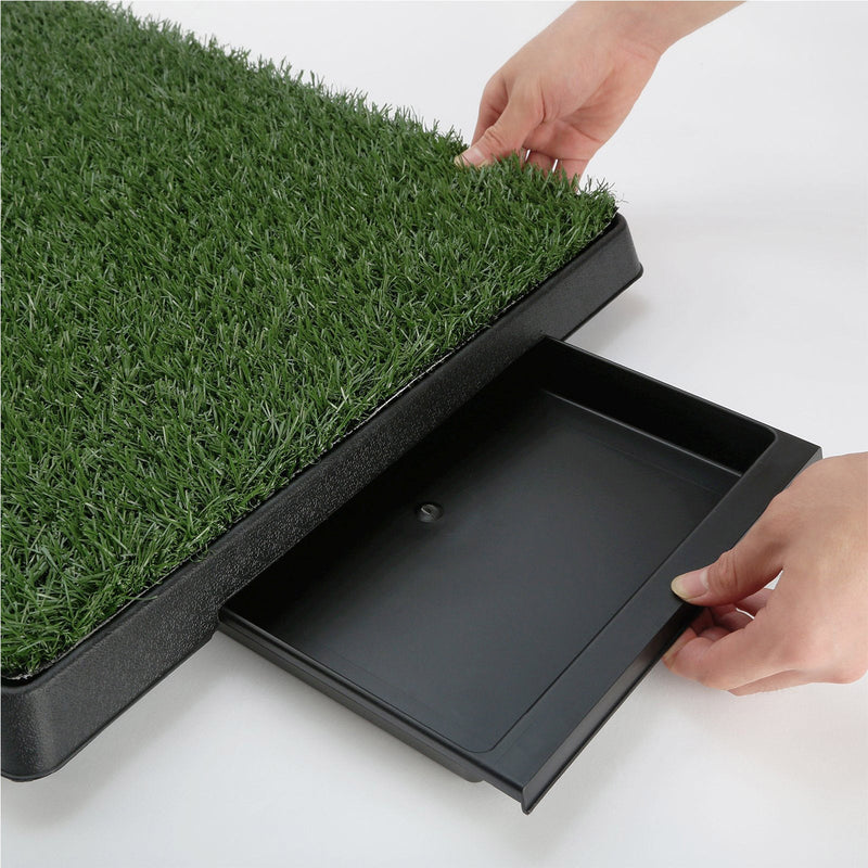 Paw Mate Pet Dog Potty Tray Training Toilet 63cm x 50cm + 1 Grass Mat Payday Deals
