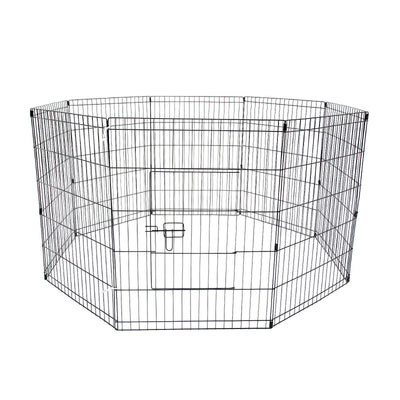 Paw Mate Pet Playpen 8 Panel 30in Foldable Dog Exercise Enclosure Fence Cage Payday Deals