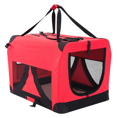 Paw Mate Red Portable Soft Dog Cage Crate Carrier XXXL Payday Deals