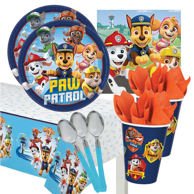 Paw Patrol- 16 Guest Deluxe Tableware Party Pack Payday Deals