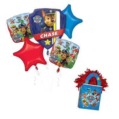 Paw Patrol Chase Foil Balloon Bouquet With Balloon Weight Payday Deals