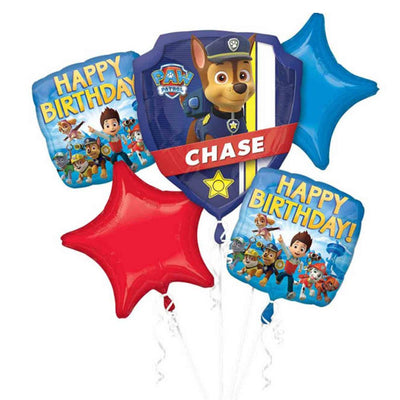 Paw Patrol Happy Birthday Foil Balloon Bouquet With Balloon Weight Payday Deals