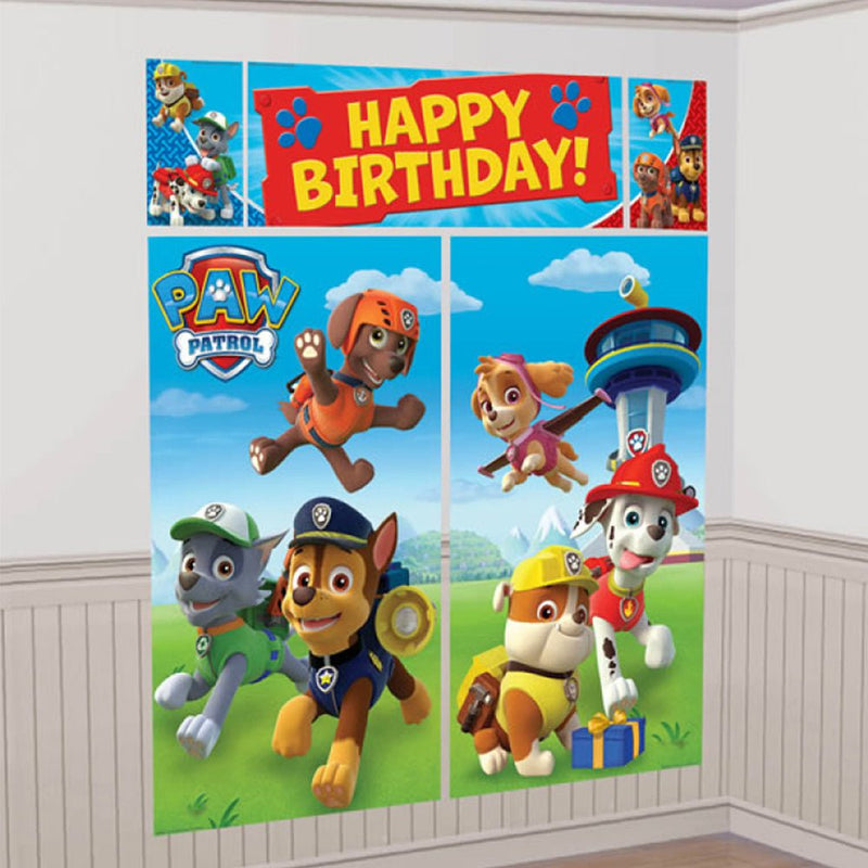 Paw Patrol Party Scene Setter Backdrop Payday Deals