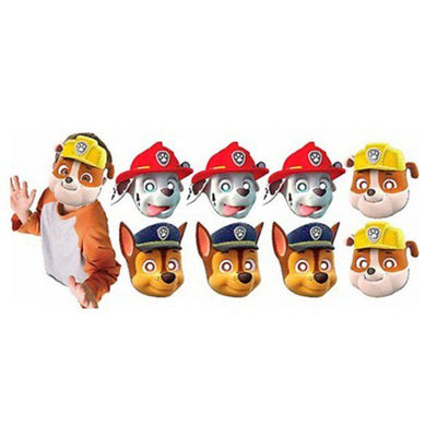 Paw Patrol Party Supplies Masks 8 Pack