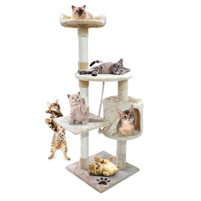PaWz 1.1M Cat Scratching Post Tree Gym House Condo Furniture Scratcher Tower Payday Deals