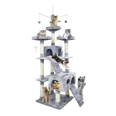 PaWz 2.1M Cat Scratching Post Tree Gym House Condo Furniture Scratcher Tower Payday Deals