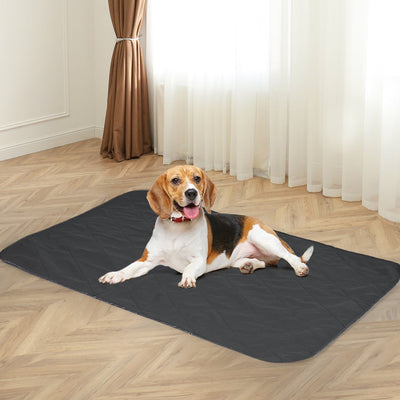 PaWz 2x Washable Dog Puppy Training Pad Pee Puppy Reusable Cushion XL Grey Payday Deals