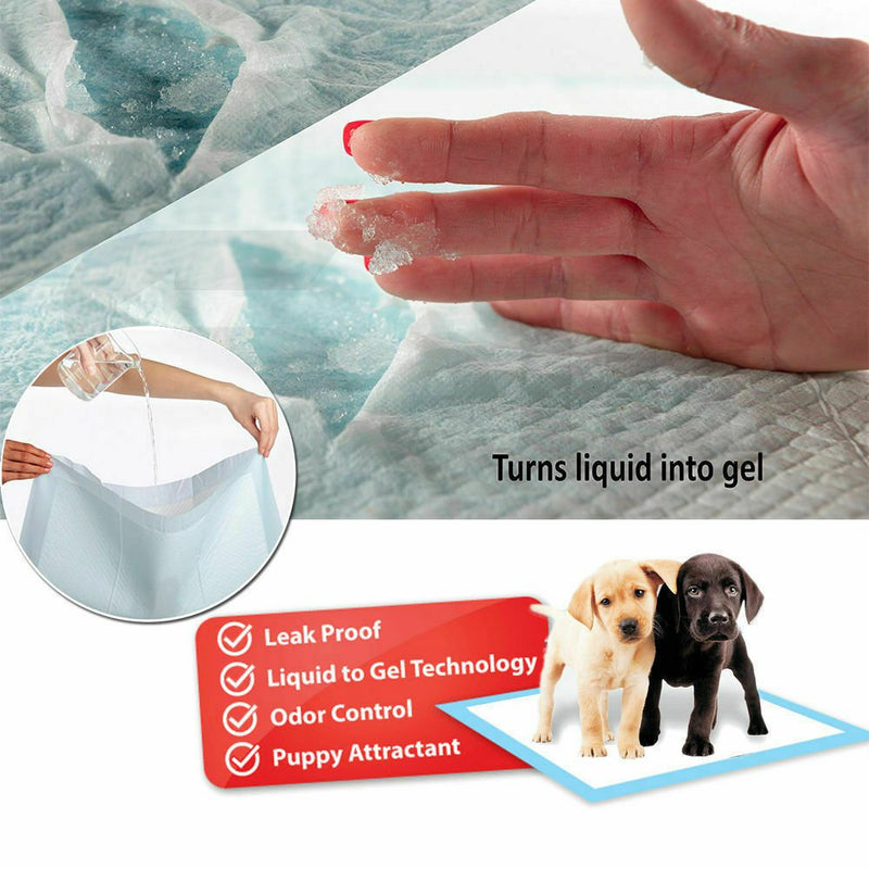 PaWz 400pcs 60x60cm Puppy Pet Dog Indoor Cat Toilet Training Pads Absorbent New Payday Deals