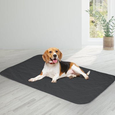 PaWz 4x Washable Dog Puppy Training Pad Pee Puppy Reusable Cushion XL Grey Payday Deals