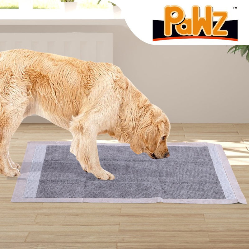 PaWz 50 Pcs 60x60cm Charcoal Pet Puppy Dog Toilet Training Pads Ultra Absorbent Payday Deals