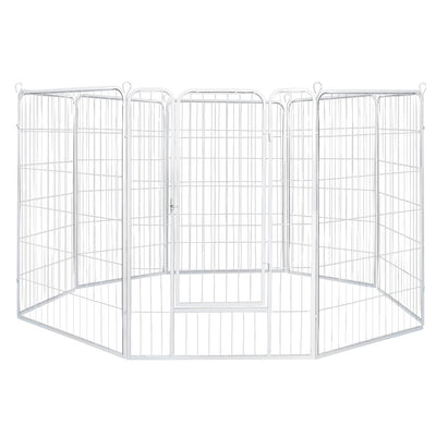 PaWz 8 Panel 32'' Pet Dog Playpen Puppy Exercise Cage Enclosure Fence Metal