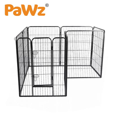 PaWz 8 Panel Pet Dog Playpen Puppy Exercise Cage Enclosure Fence Cat Play Pen 24'' Payday Deals