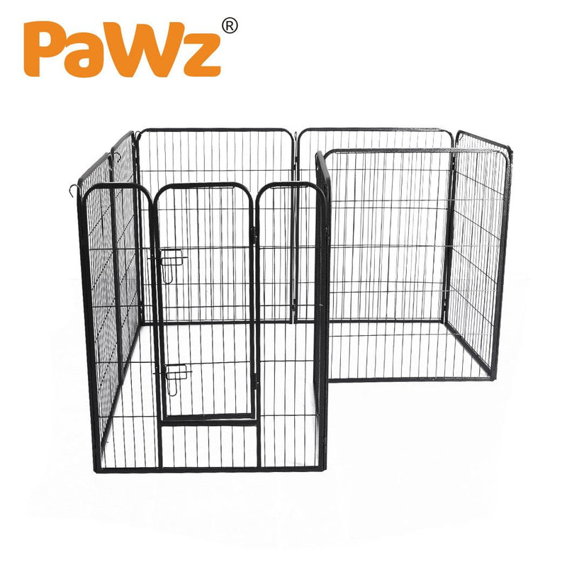 PaWz 8 Panel Pet Dog Playpen Puppy Exercise Cage Enclosure Fence Cat Play Pen 24&