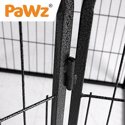 PaWz 8 Panel Pet Dog Playpen Puppy Exercise Cage Enclosure Fence Cat Play Pen 24'' Payday Deals