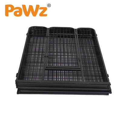 PaWz 8 Panel Pet Dog Playpen Puppy Exercise Cage Enclosure Fence Cat Play Pen 24'' Payday Deals