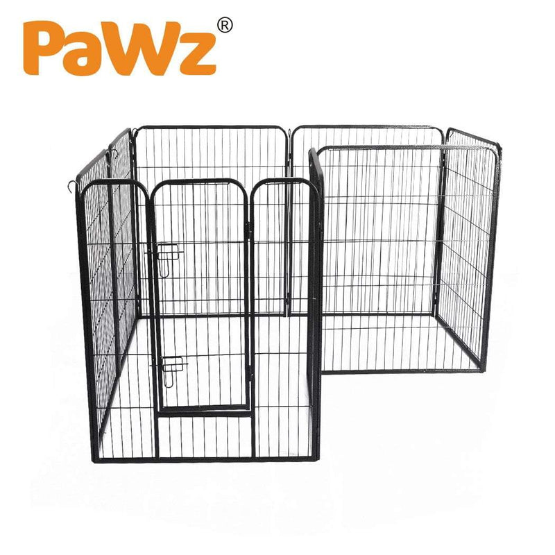 PaWz 8 Panel Pet Dog Playpen Puppy Exercise Cage Enclosure Fence Cat Play Pen 32&