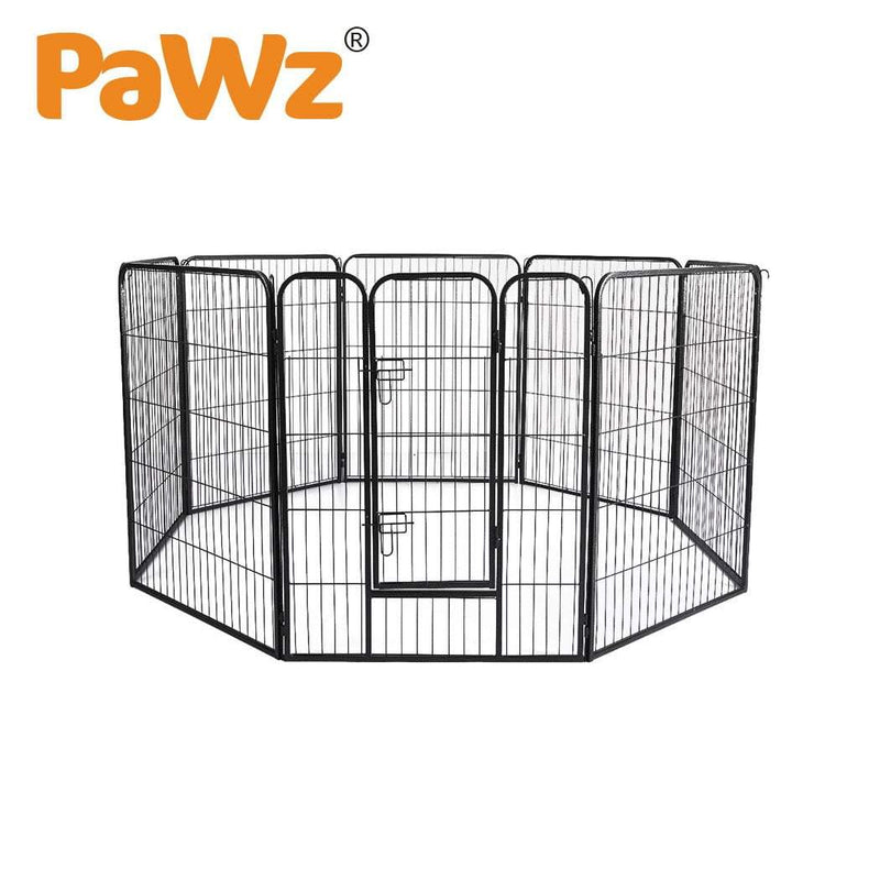 PaWz 8 Panel Pet Dog Playpen Puppy Exercise Cage Enclosure Fence Cat Play Pen 40&
