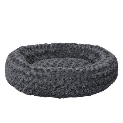 PaWz Calming Dog Bed Warm Soft Plush Pet Cat Cave Washable Portable Dark Grey M Payday Deals