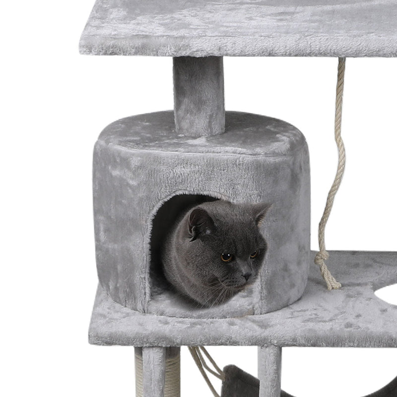 PaWz Cat Tree Scratching Post Pet Scratcher Condo Tower Furniture 160cm Grey Payday Deals