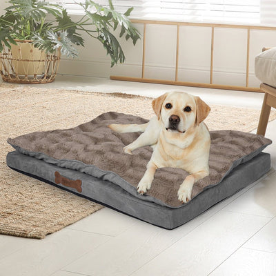 PaWz Dog Calming Bed Pet Cat Removable Cover Washable Orthopedic Memory Foam M Payday Deals