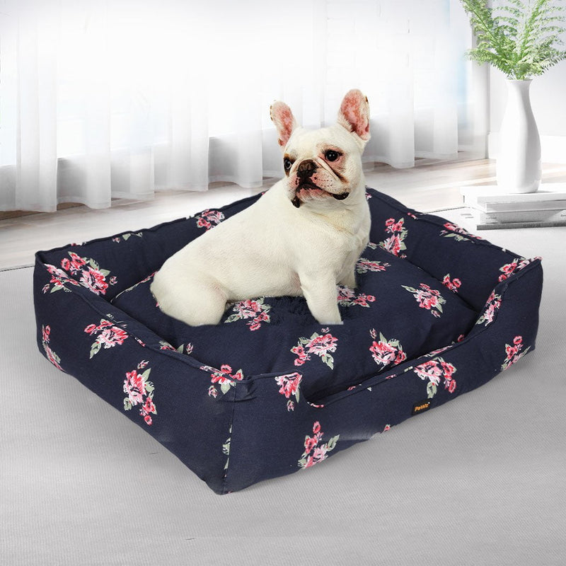 PaWz Dog Calming Bed Pet Cat Washable Removable Cover Double-Sided Cushion M Payday Deals